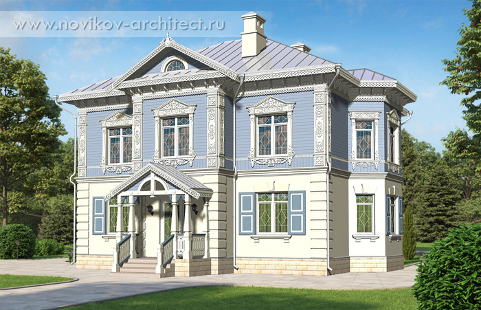 дизайн фасадов русский стиль